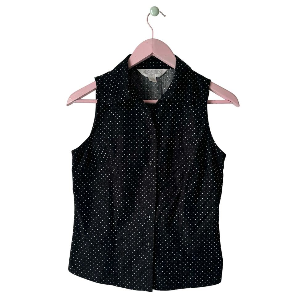 Vintage Casual Corner Annex Polka Dot Shirt
